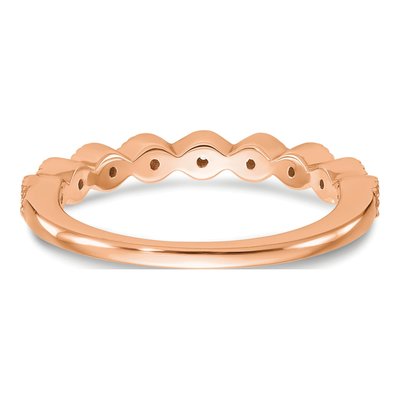 14K Rose Gold 1/10 ct tw Lab-Grown Diamond Fashion Ring – view 6
