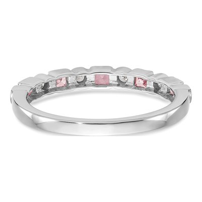 14K White Gold 1/10 ct tw Diamond Wedding Band – view 6