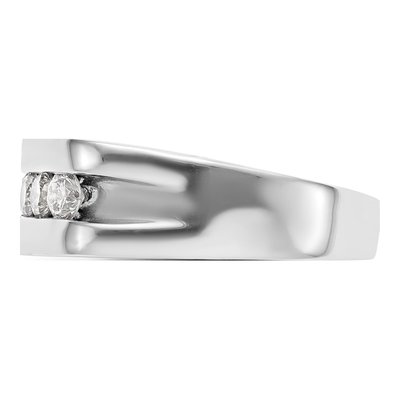 Men's 10K White Gold 3/4 ct tw Lab-Grown Diamond Wedding Band – view 5