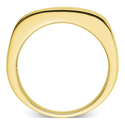 Men's 10K Yellow Gold 3/4 ct tw Lab-Grown Diamond Wedding Band – view 2