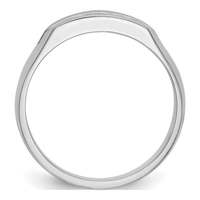 Men's 14K White Gold 1/3 ct tw Lab-Grown Diamond 5-Stone Ring – view 3