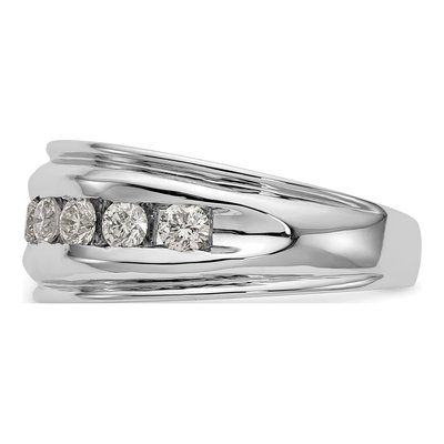 Men's 14K White Gold 1 ct tw Lab-Grown Diamond Seven Ring – view 4