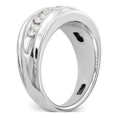 Men's 14K White Gold 1 ct tw Lab-Grown Diamond Seven Ring – view 7