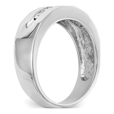Men's 14K White Gold 1/3 ct tw Lab-Grown Diamond Ring – view 7