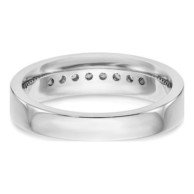Men's 14K White Gold 1/3 ct tw Lab-Grown Diamond Channel Ring – view 6