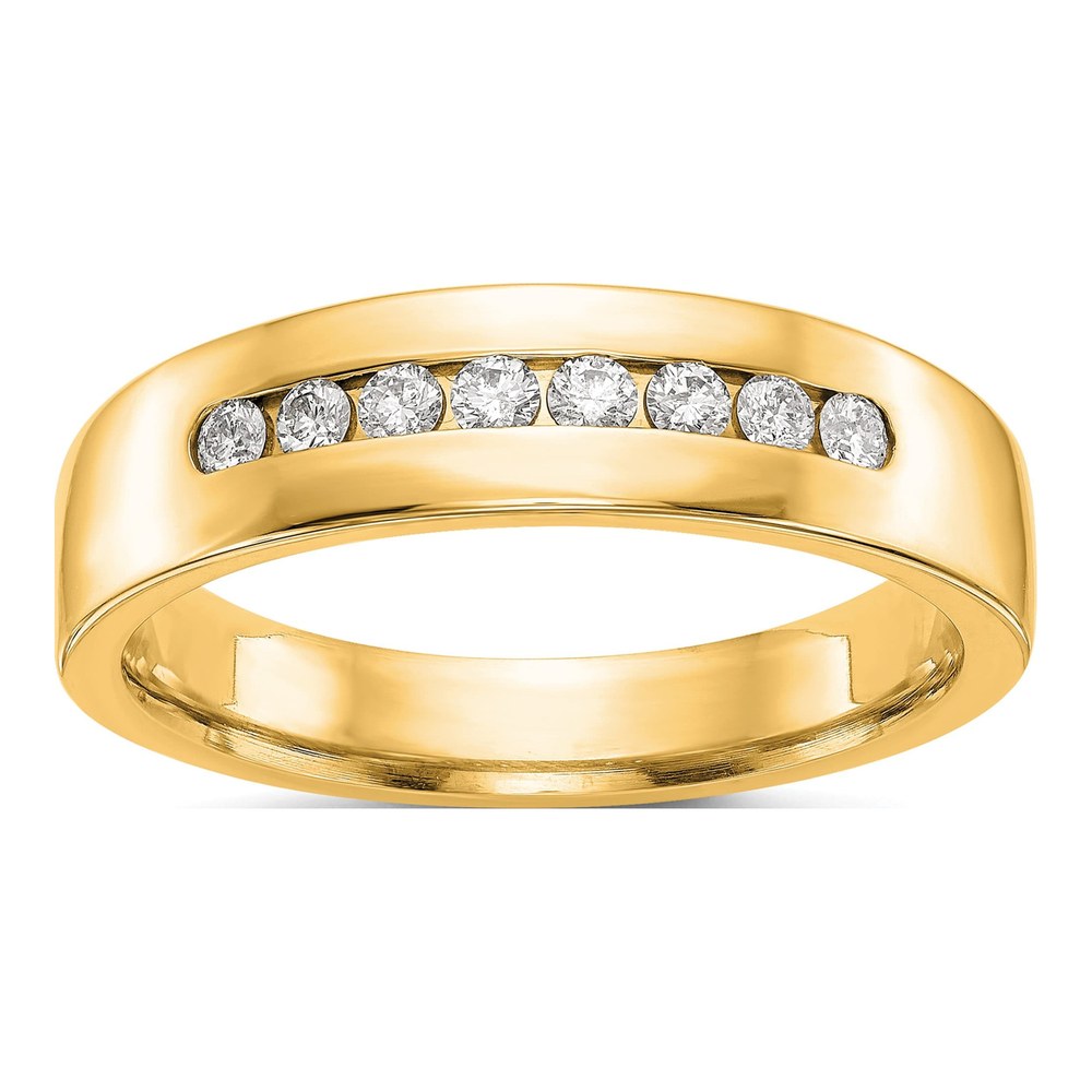 True Origin Men's 14K Gold 1/3ct Lab Diamond Band