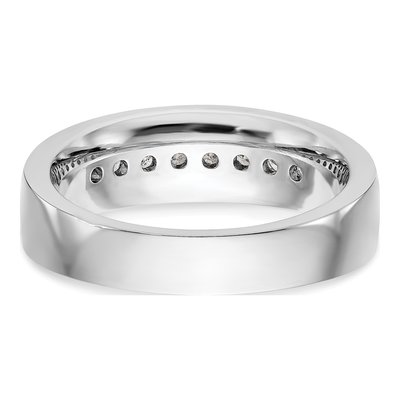 Men's 14K White Gold 1/2 ct tw Lab-Grown Diamond Channel Ring – view 6