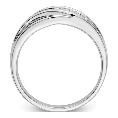 Men's 14K White Gold 1/4 ct tw Lab-Grown Diamond Ring – view 4