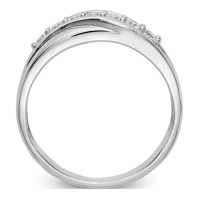 Men's 14K White Gold 1/2 ct tw Lab-Grown Diamond Seven Ring – view 2