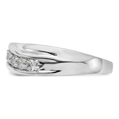 Men's 14K White Gold 1/2 ct tw Lab-Grown Diamond Seven Ring – view 4