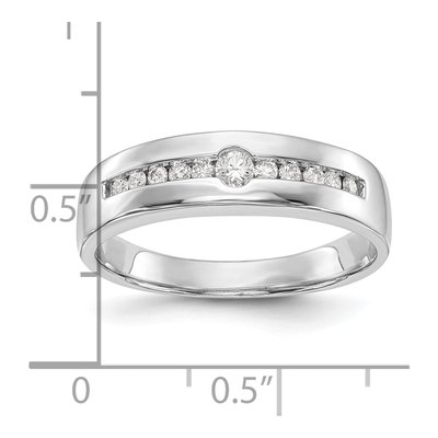 Men's 14K White Gold 0.27 ct tw Lab-Grown Diamond Ring – view 4