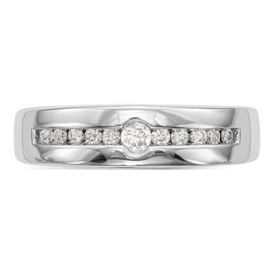 Men's 14K White Gold 0.27 ct tw Lab-Grown Diamond Ring – view 6