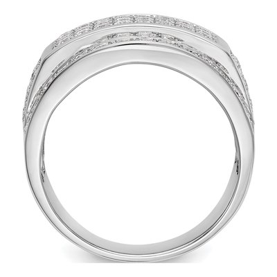10K White Gold Lab Grown Diamond Vs/Si Gh, Men's Band – view 3