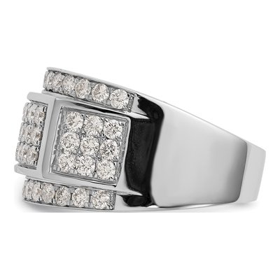 10K White Gold Lab Grown Diamond Vs/Si Gh, Men's Band – view 5