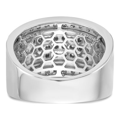 10K White Gold Lab Grown Diamond Vs/Si Gh, Men's Band – view 7