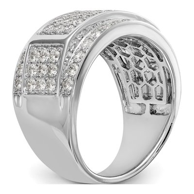 10K White Gold Lab Grown Diamond Vs/Si Gh, Men's Band – view 8