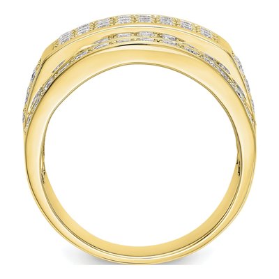 Men's 10K Yellow Gold 2 ct tw Lab-Grown Diamond Ring – view 3