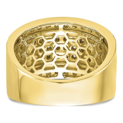 Men's 10K Yellow Gold 2 ct tw Lab-Grown Diamond Ring – view 7