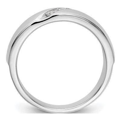 Men's 14K White Gold 1/5 ct tw Lab-Grown Diamond Ring – view 3