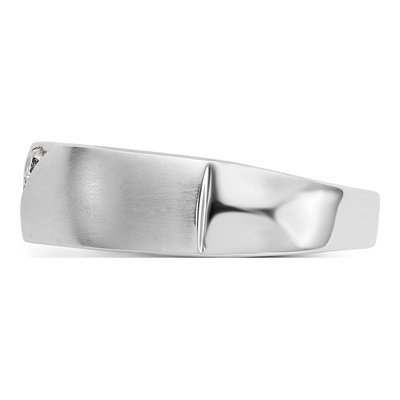 Men's 14K White Gold 1/5 ct tw Lab-Grown Diamond Ring – view 4