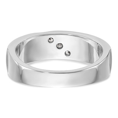 Men's 14K White Gold 1/5 ct tw Lab-Grown Diamond Ring – view 6