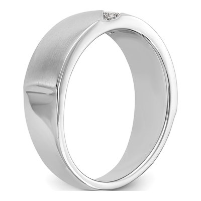 Men's 14K White Gold 1/5 ct tw Lab-Grown Diamond Ring – view 7
