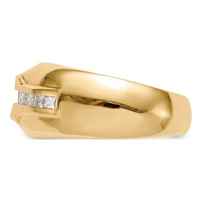 Men's 14K Yellow Gold Diamond Ring Mounting – view 5