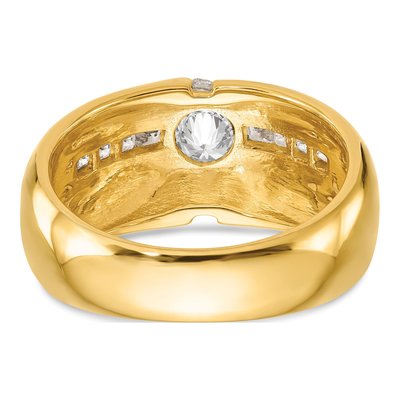 Men's 14K Yellow Gold Diamond Ring Mounting – view 7