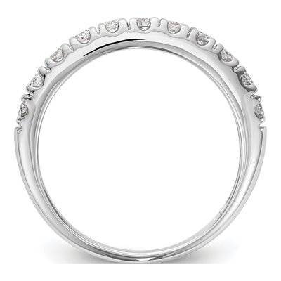 14K White Gold 1/3 ct tw Diamond Wedding Band – view 2