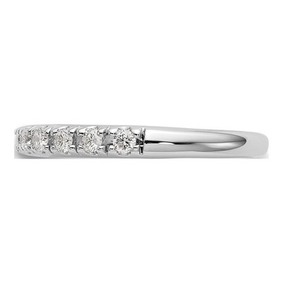 14K White Gold 1/3 ct tw Diamond Wedding Band – view 3