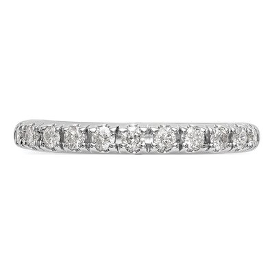 14K White Gold 1/3 ct tw Diamond Wedding Band – view 4