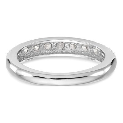 14K White Gold 1/3 ct tw Diamond Wedding Band – view 5