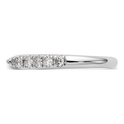 14K White Gold Diamond Peg Engagement Engagement Ring Semi-Mount – view 4