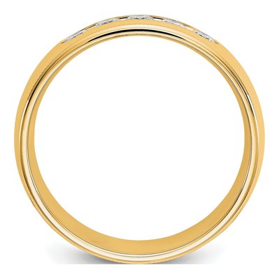 Men's 14K Yellow Gold 1/2 ct tw Lab-Grown Diamond Miligrain Ring – view 2