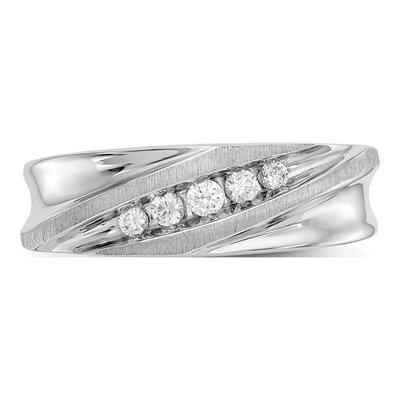 Men's 14K White Gold Ring Mounting – view 4