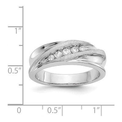 Men's 14K White Gold Ring Mounting – view 7