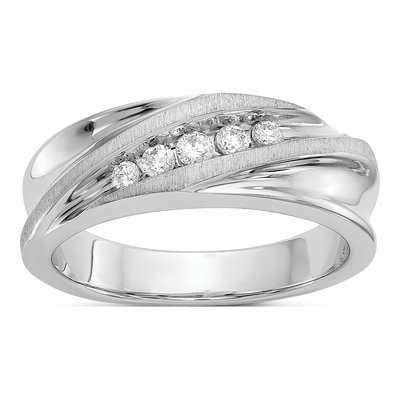 Men's 14K White Gold Ring Mounting