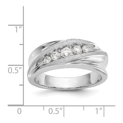 Men's 14K White Gold Ring Mounting – view 7