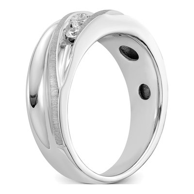 Men's 14K White Gold 1/2 ct tw Lab-Grown Diamond Ring – view 6