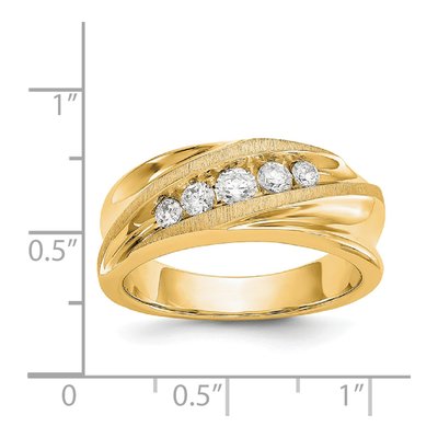 Men's 14K Yellow Gold Ring Mounting – view 7