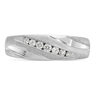 Men's 14K White Gold Ring Mounting – view 4