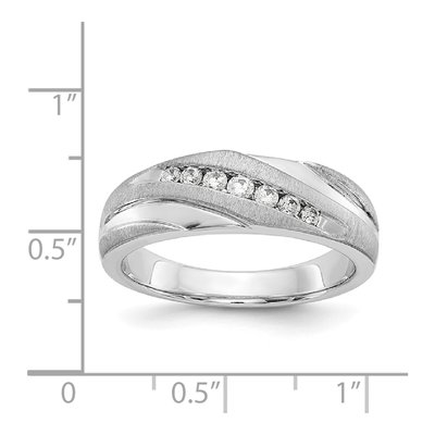 Men's 14K White Gold Ring Mounting – view 7