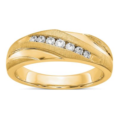 Men's 14K Yellow Gold Ring Mounting