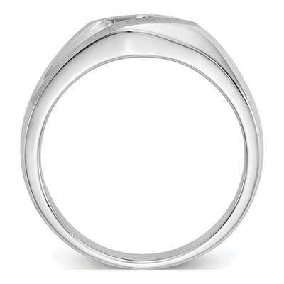 Men's 14K White Gold Ring Mounting – view 2
