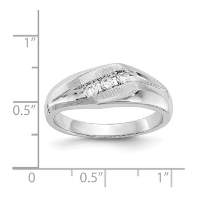 Men's 14K White Gold Ring Mounting – view 7