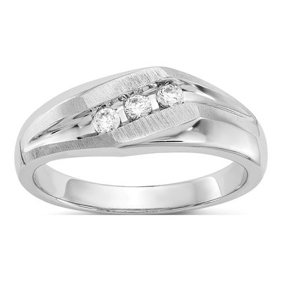 Men's 14K White Gold Ring Mounting