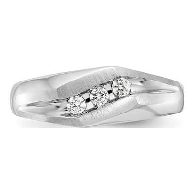 Men's 14K White Gold 1/5 ct tw Lab-Grown Diamond Ring – view 5