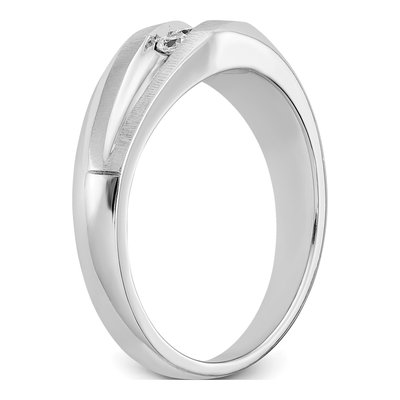 Men's 14K White Gold 1/5 ct tw Lab-Grown Diamond Ring – view 7