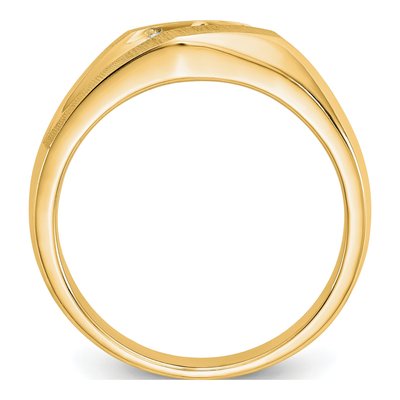 Men's 14K Yellow Gold Ring Mounting – view 2
