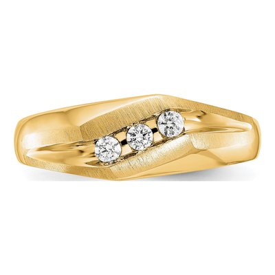 Men's 14K Yellow Gold Ring Mounting – view 4